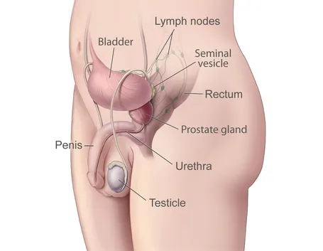 Posizione ghiandola prostatica
