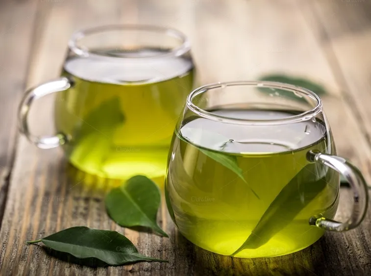 tazza di tè verde 