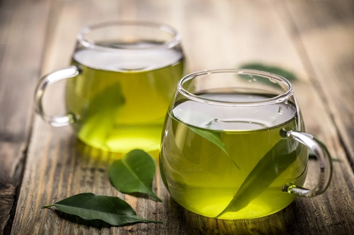 tazza di tè verde 