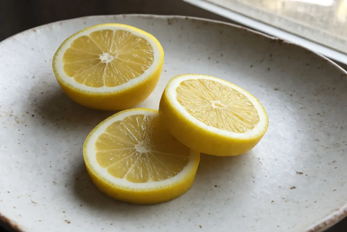 Una semplice fetta di limone