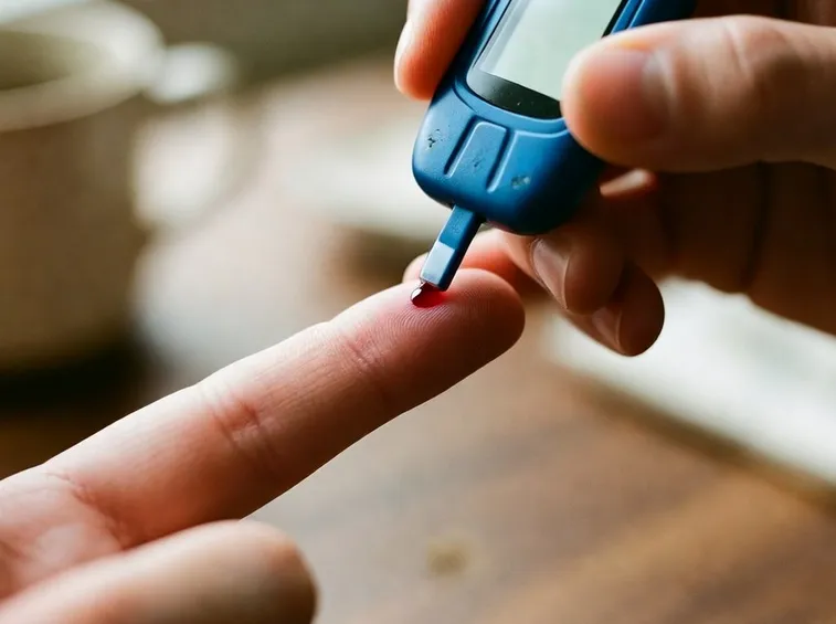 La misurazione del glucosio nel sangue segnala l'iperglicemia