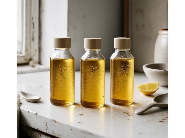 Bottiglie di olio di merluzzo
