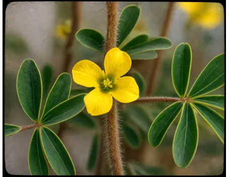 Fiore di tribulus terrestris