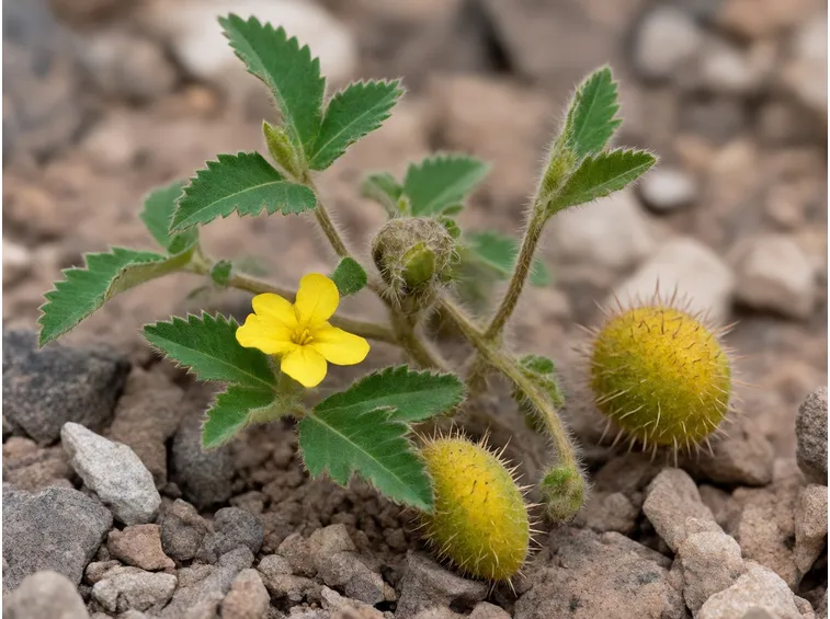 Pianta di tribulus terrestris