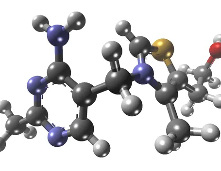 Struttura tridimensionale della tiamina