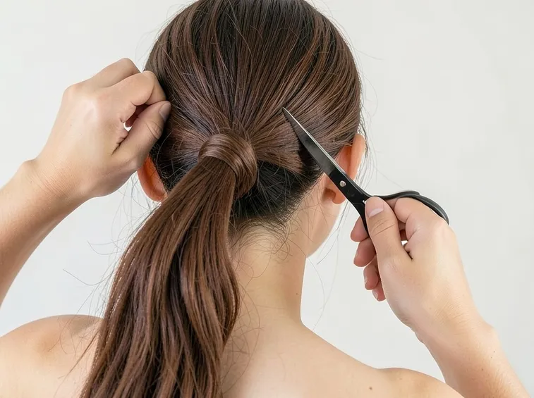 Taglio drastico di capelli