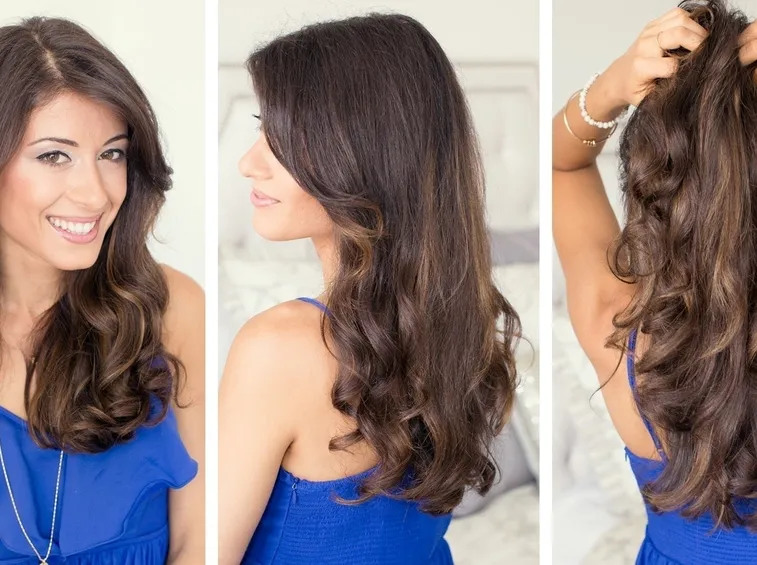 capelli mossi con la piastra 