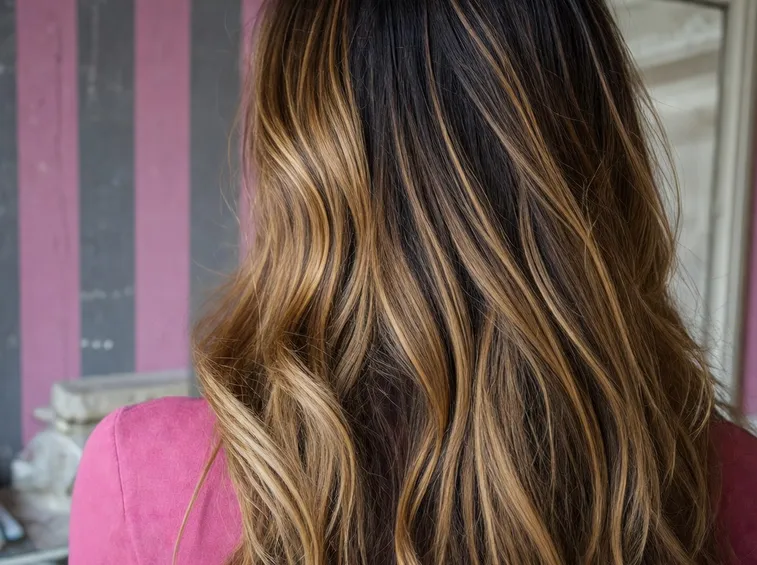 Capelli bronde beach waves