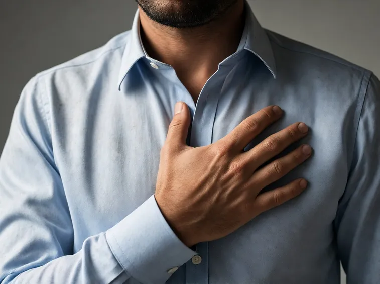 L'infarto causa del formicolio