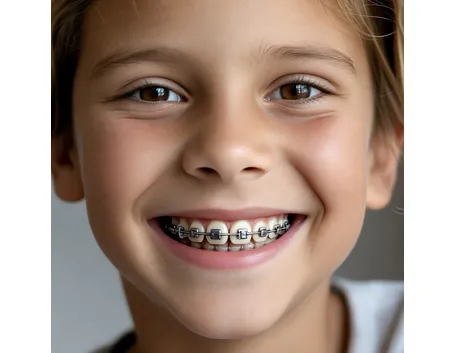 apparecchio ai denti bambini
