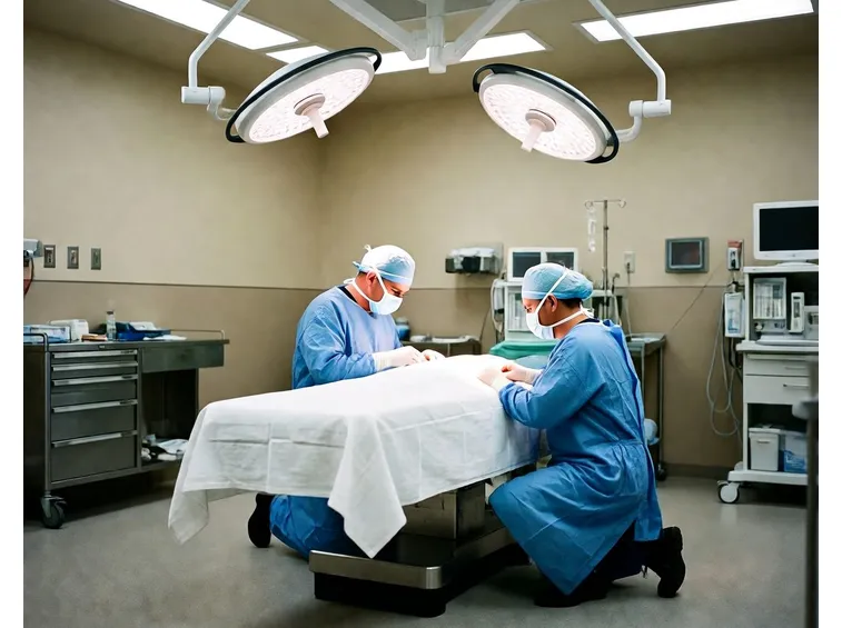 Intervento chirurgico in laparoscopia