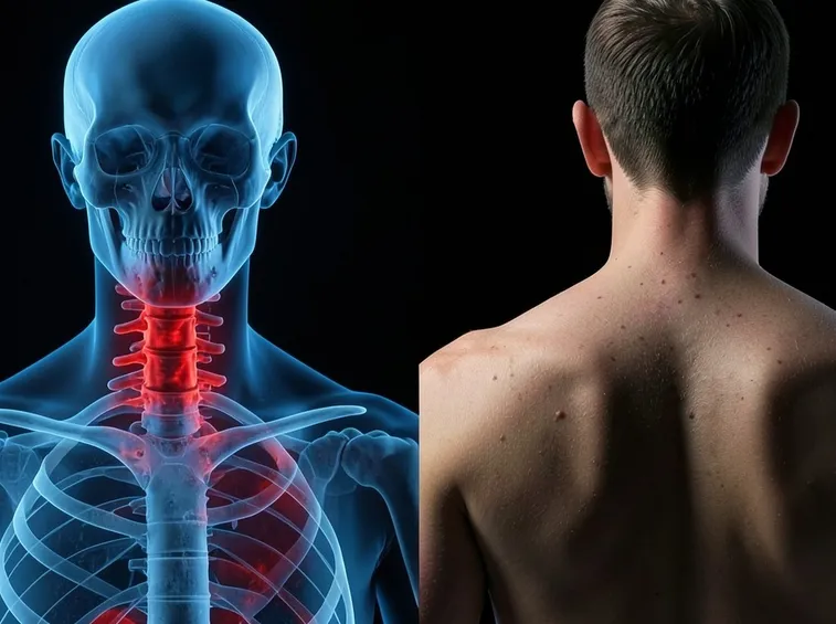 Rapporto grafico muscolo-scheletrico della cervicalgia
