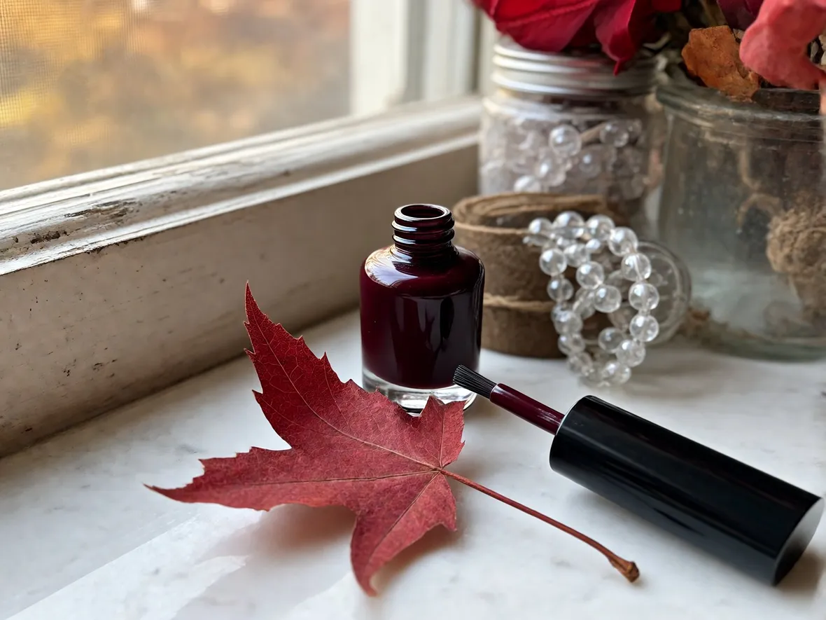 Perché il bordeaux è il colore delle unghie d'autunno