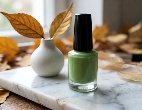 Perché il verde pistacchio è il colore smalto di questo autunno