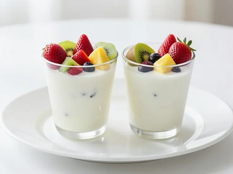 Latte di Kefir con frutta
