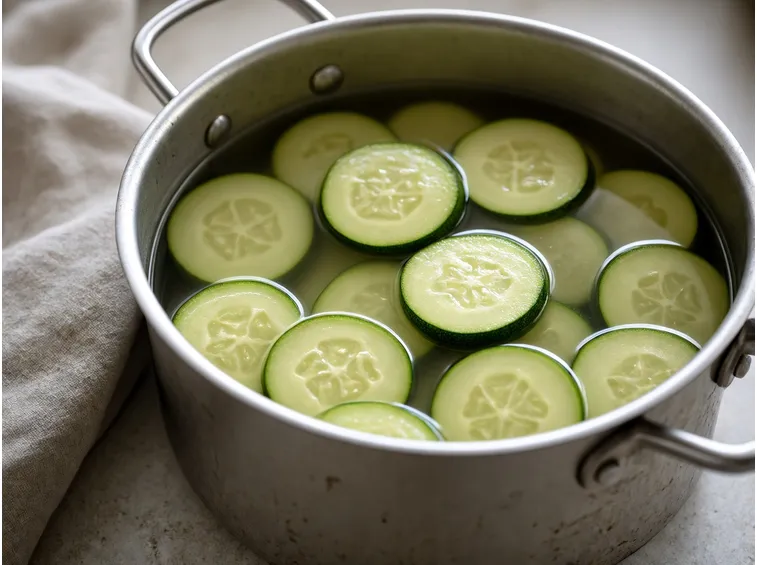 Sbollentate zucchine