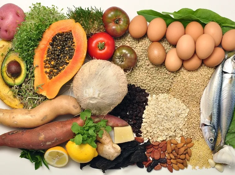 Vari tipi di alimenti