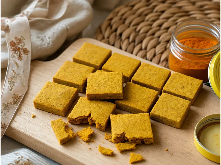 Crackers alla curcuma