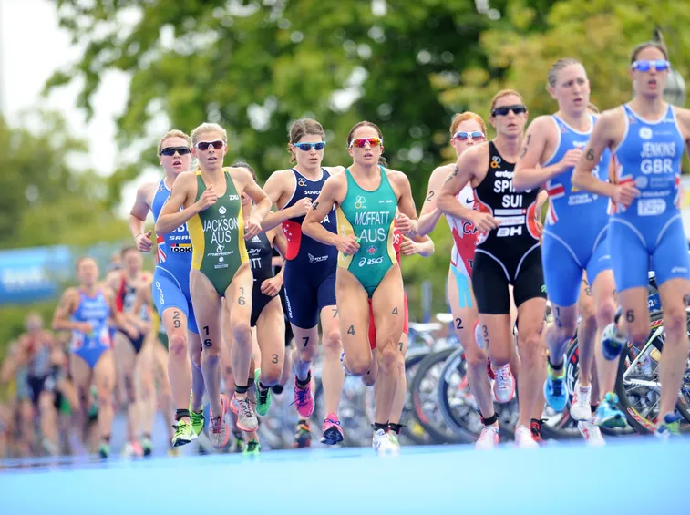 Prova di corsa nel triathlon
