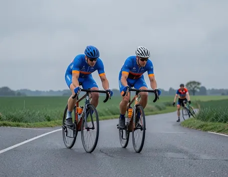 Prova di ciclismo nel duathlon