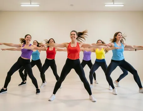 Lezione di ginnastica aerobica