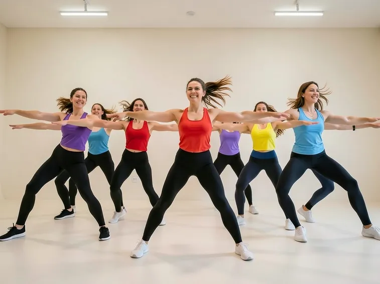Lezione di ginnastica aerobica