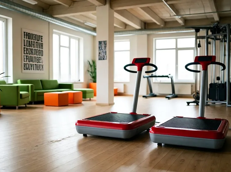 Palestra con pedane vibranti