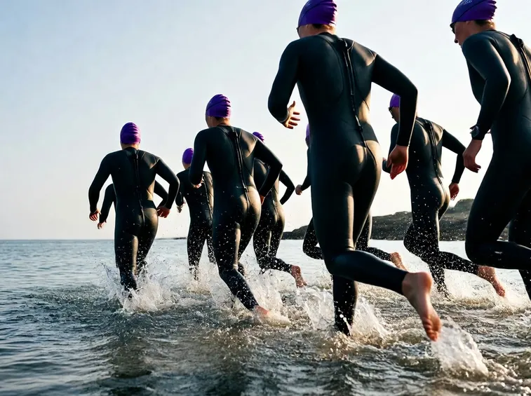 Avvio frazione nuoto