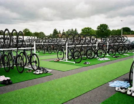 Preparazione della gara di triathlon