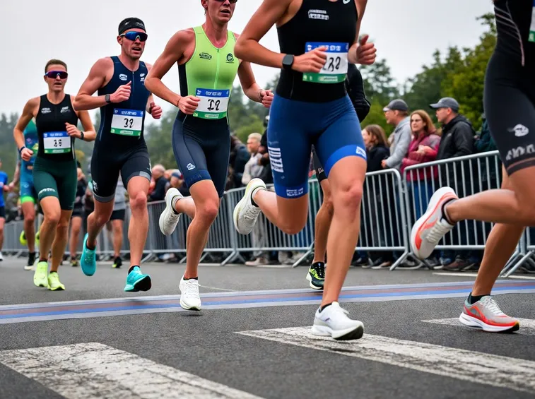 Corridori del triathlon sprint