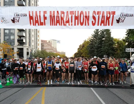 Inizio mezza maratona