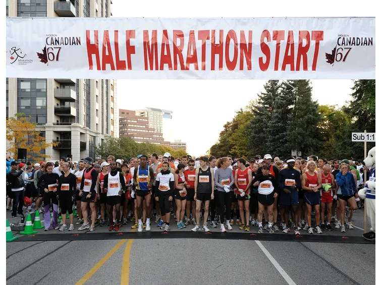 Inizio mezza maratona