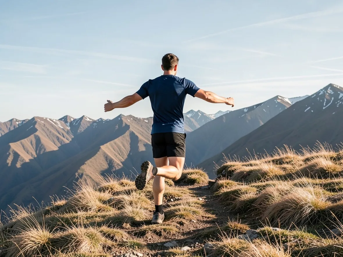 Trail running in montagna