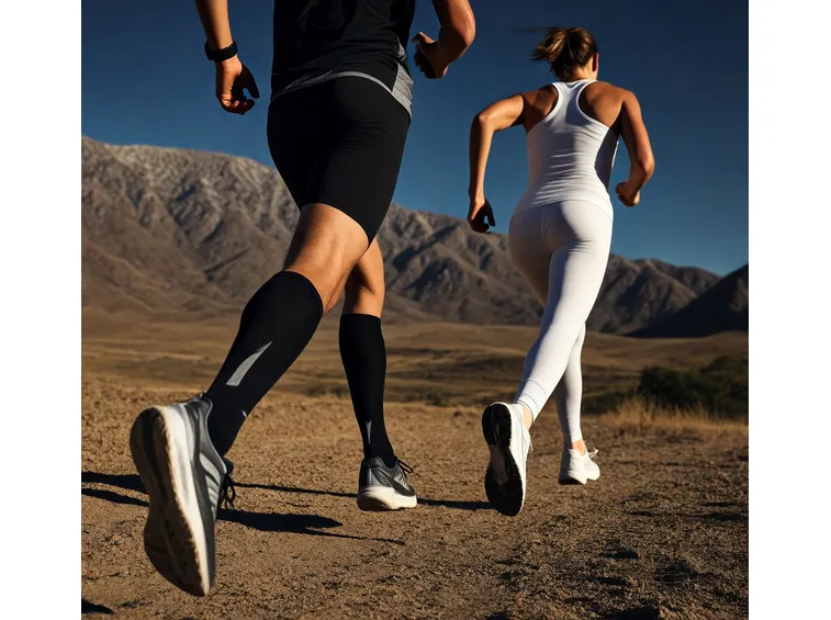 correre con calze a compressione
