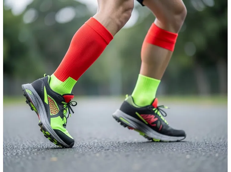 Runners con calze booster