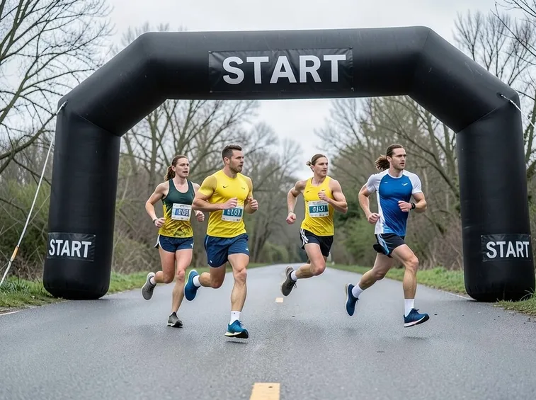 Inizio di una maratona