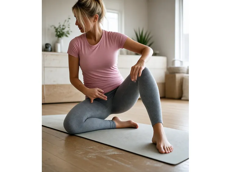 stretching glutei