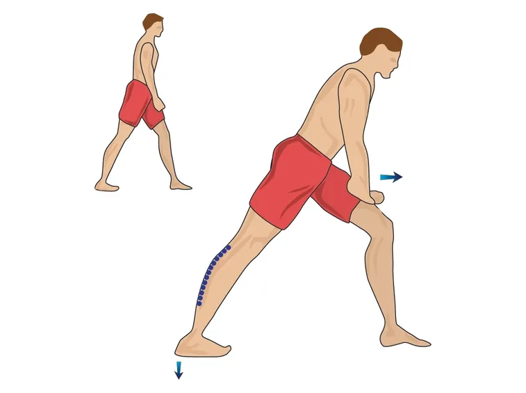 Posizione corretta stretching
