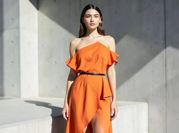 Un total look in arancione
