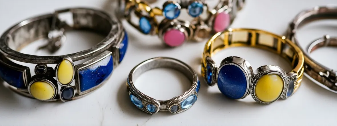 Gli accessori bijoux variopinti e decorativi