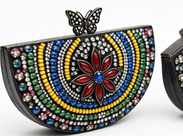 Pochette lusso diamanti