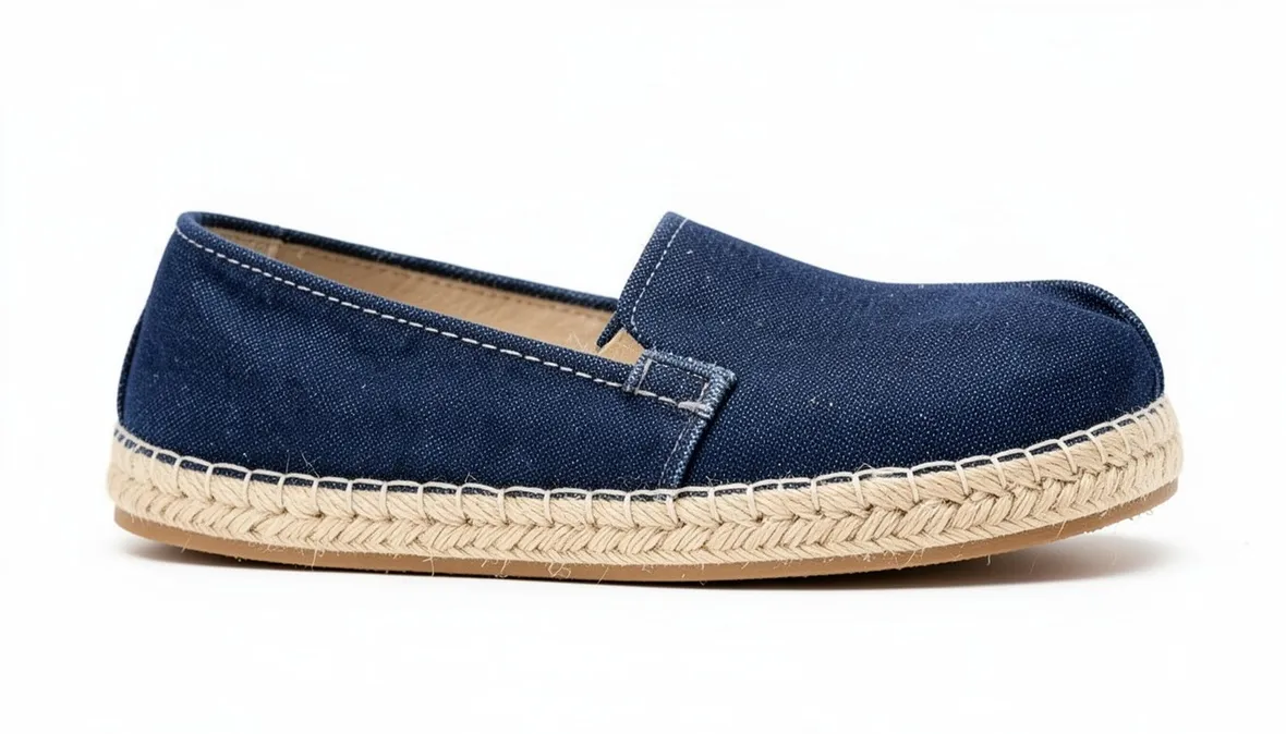 Un paio di espadrillas jeansate