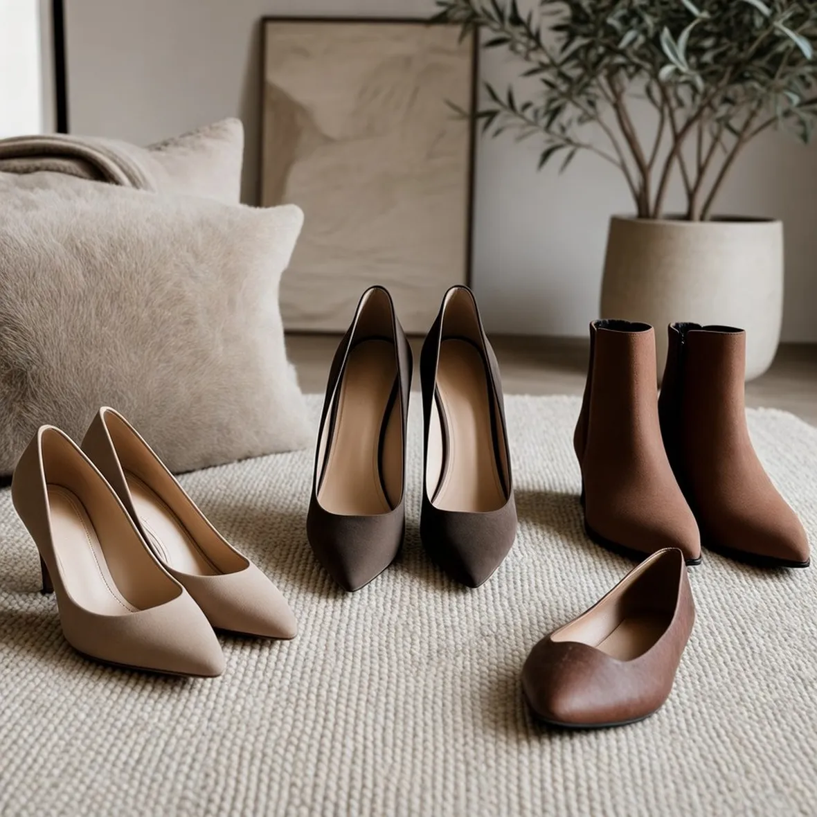 Diverse tipologie di scarpe