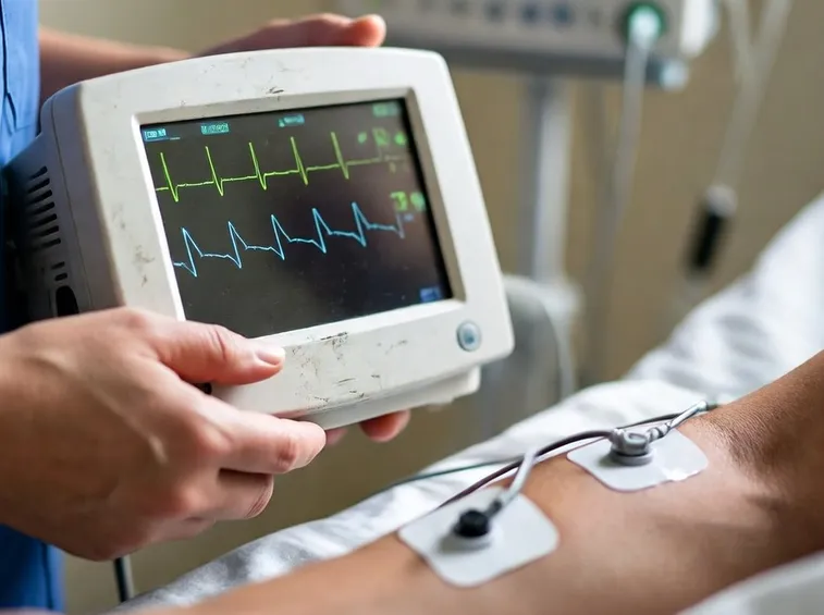 Paziente durante ECG