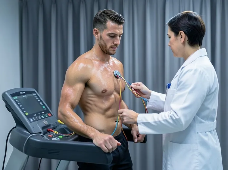 Applicazione degli elettrodi ECG