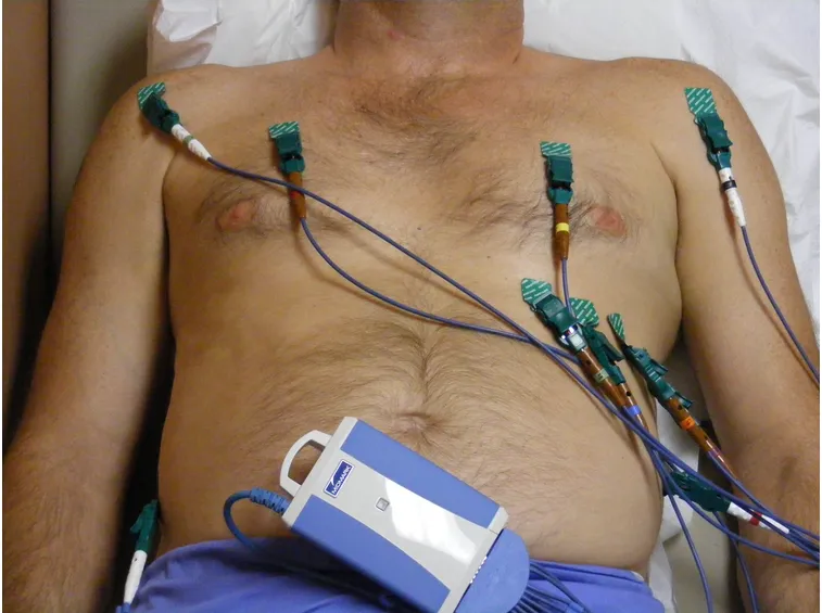 Preparazione per un elettrocardiogramma