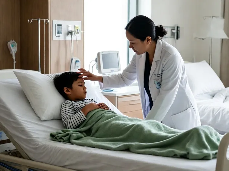Bambino ospedale