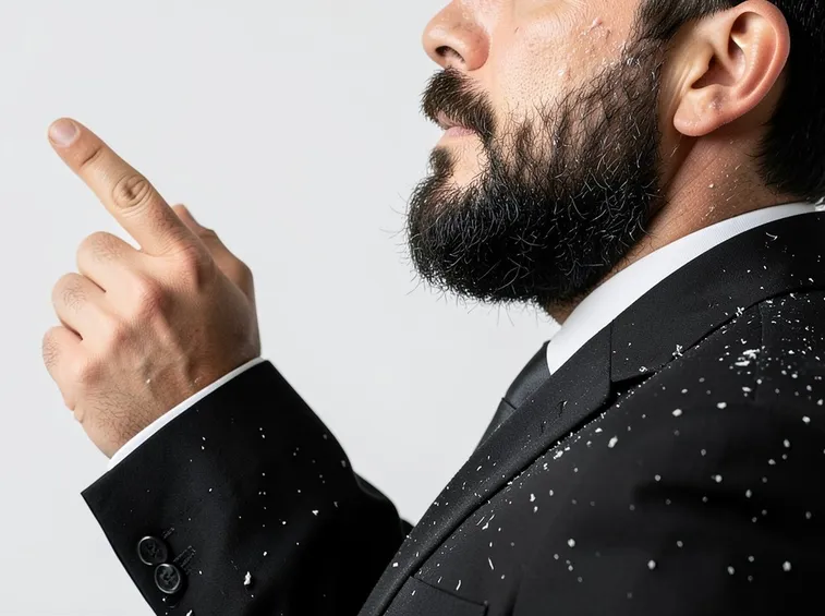 Forfora continuativa da dermatite seborroica
