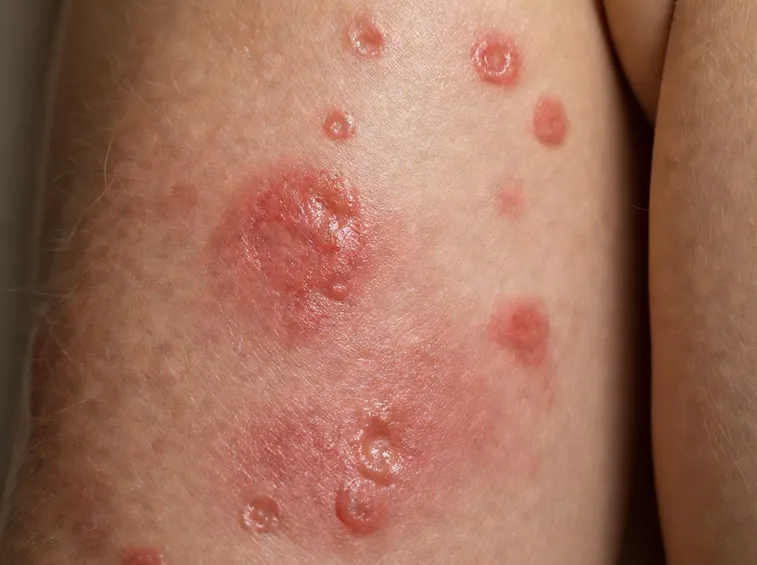 Manifestazione eczema atopica