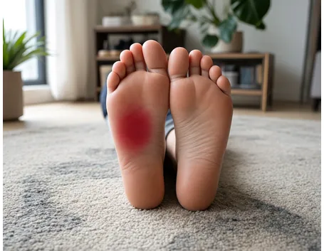 Piedi affetti da metatarsalgia